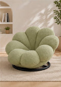 Pouf Fauteuil Design « Nuage » Pivotant vert