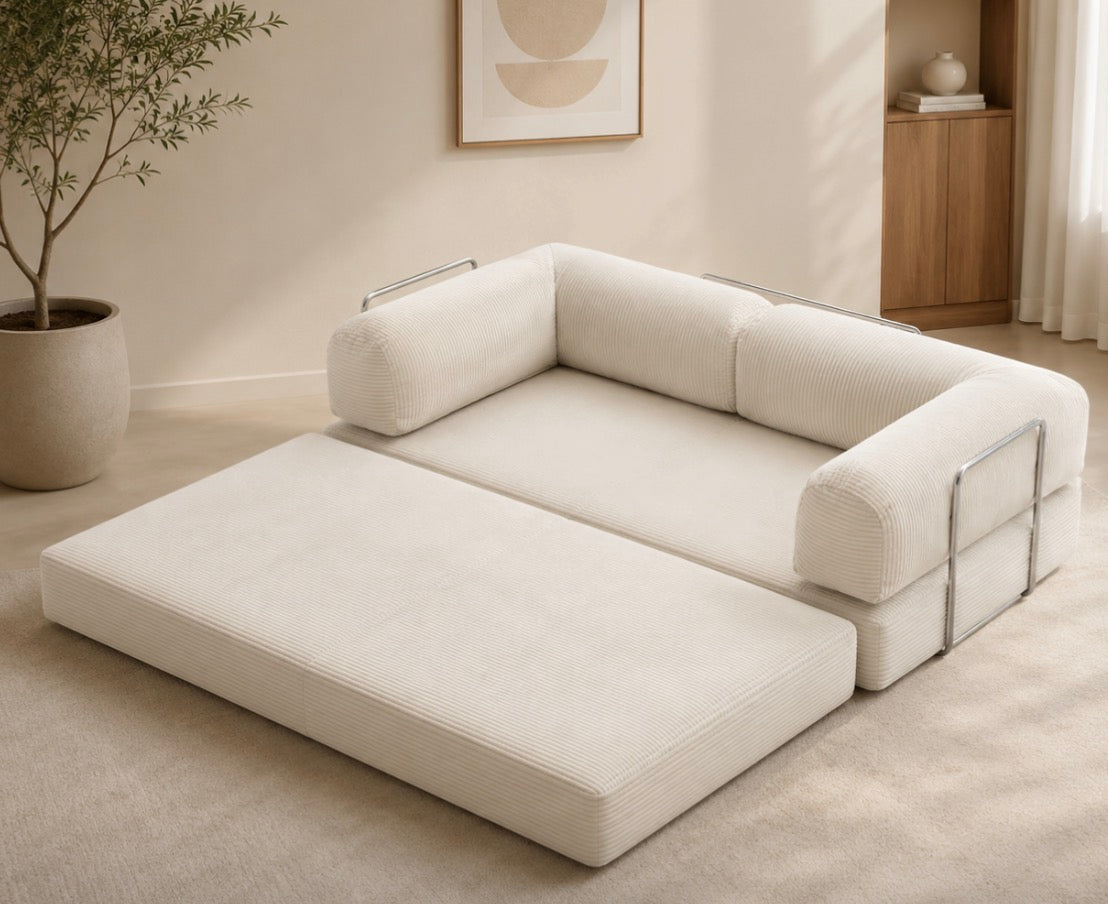 Canapé design contemporain blanc